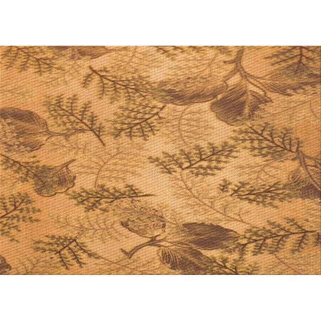 Ahgly Company Machine Washable Indoor Rectangle Transitional Sedona Brown Area Rugs, 8' x 12'