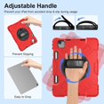 thumbnail image 3 of Case for iPad Air 11 Inch M3 M2 2025 2024, iPad Air 5th / Air 4th Generation Case 2022 2020, iPad Pro 11 2022 - 2018 with Screen Protector/Pen Holder/Rotating Stand/Hand Strap/Shoulder Strap, 3 of 7