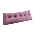 thumbnail image 2 of WHEANG Triangular Headrest For Double Beds Backrest With Detachable Cover Ergonomic Long Pillow Backrest Suitable For Dormitory Beds Sofas Single Beds Bunk Beds (24x20 Inch）, 2 of 5
