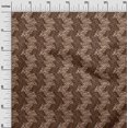 thumbnail image 3 of oneOone Viscose Jersey Brown Fabric Abstract Craft Projects Decor Fabric Printed By The Yard 60 Inch Wide, 3 of 4