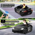 thumbnail image 4 of Licensed Lamborghini Huracan Ride on Car by OLAKIDS, 12V Kids Electric Vehicle Battery Powered Toy with Remote Control, LED Lights, Spring Suspension, Bluetooth, MP3, Aged 3-8 Years, 4 of 9
