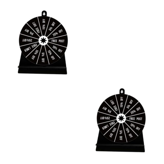 Maytalsory Carnival Party Turntable Drinking Game Tabletop Game for KTV Party Style A 2Set