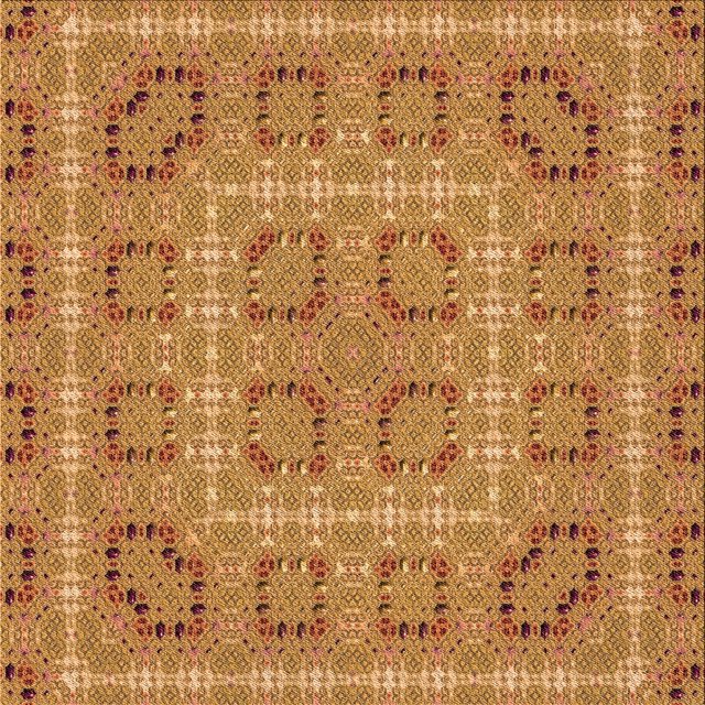 Ahgly Company Tapis d'Intérieur Lavables en Machine, Carrés, Acajou Transitionnel Brun, 6'