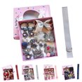 thumbnail image 3 of 18PCS Kids Hair Accessories Kit Assorted Hair Barrettes Hair Ties with Ribbon, 3 of 7