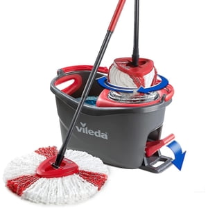 2Pcs;Red 1/3/4/6 Pieces Compatible With Vileda/O-Cedar Microfiber Mop Accessories, Swivel Mop For Floor Cleaning