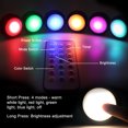 thumbnail image 2 of Amdohai 3PCS Puck Lights with Remote Control Under Cabinet Lights LED Color Changing Closet Light Battery Operated Under Counter Lights Stick-On Light, 2 of 8