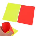 thumbnail image 3 of 1 Paire d'Arbitres de Soccer Soccer Outil d'Arbitrage Carton Rouge et Carton Jaune Jeu de Soccer, 3 of 9