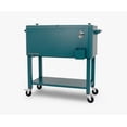 thumbnail image 1 of Permasteel 80QT Patio Cooler w/Removeable Basin - 110 cans - Teal, 1 of 6