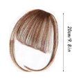 thumbnail image 3 of EGNMCR Wigs Human Hair Bangs Wig Piece Wig Bangs Fluffys Invisible Natural Straight Bangs Wig bangs bangs, 3 of 3