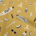 thumbnail image 1 of oneOone Polyester Spandex Dark Mustard Fabric Beach Sewing Material Print Fabric By The Yard 56 Inch Wide, 1 of 4