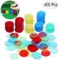 thumbnail image 2 of FRCOLOR Bingo chips 400pcs 4 Colours 3/4 Inch Pro Count Bingo Chips Markers for Bingo Game Cards,0.75"X0.75"X0.04", 2 of 4