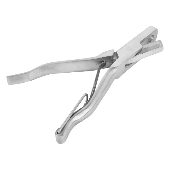 Tool Kit for Home, Shape Stainless Livestock Ear Notcher Ear Tag Puncher Ear Tag Applicator Animal Identify Ear Tag Install Tool for Goats Cattle Sheep Livestock Ear Tag Plier U Gardening