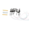 thumbnail image 4 of 10 Pcs Lampes Complètes avec Résistance pour Modèle de Train Ferroviaire 918V Échelle OO/HO Lampadaires Led Lampe de Rue, 4 of 8