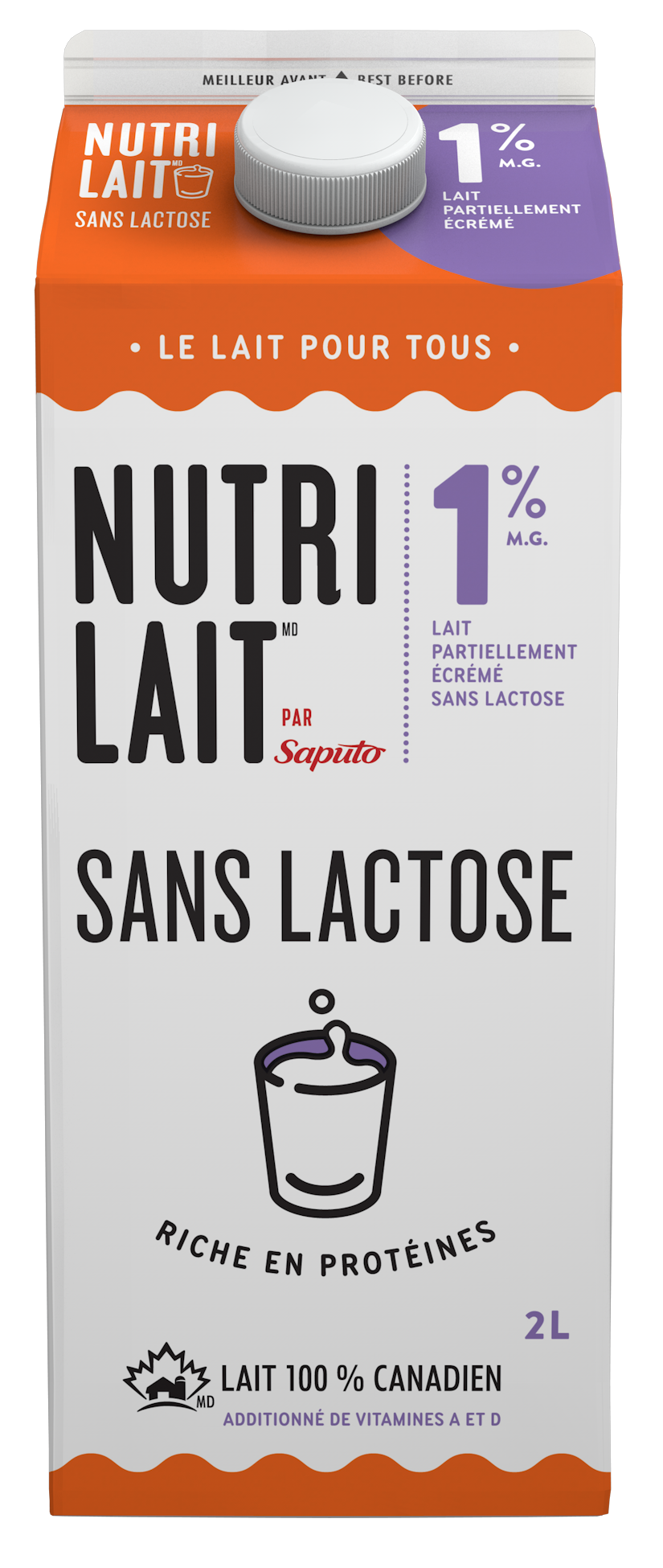 Nutrilait 1 % Lait Sans Lactose