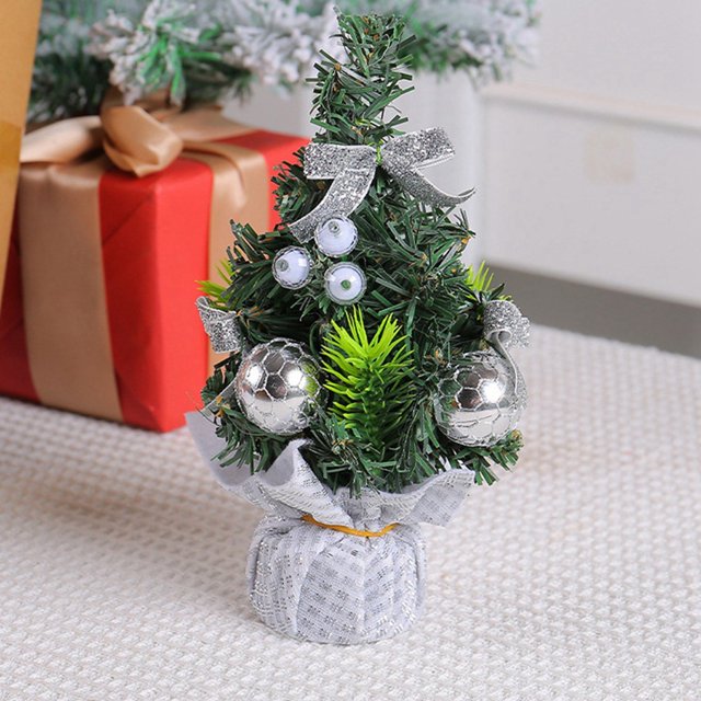 BKER 2023 New Artificial Mini Christmas Trees Decoration With Stable Base Suitable For Christmas Decoration Indoor Christmas Table Decorations
