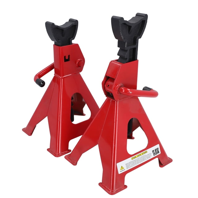 Car Lifting Stand, Jack Stand 2 Set 4400lbs Lightweight Adjustable Height Stable Base Carbon Steel for SUV