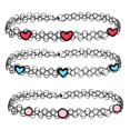 thumbnail image 2 of BodyJ4You Ensemble de 12 Pcs Collier Ras-du-Cou Multicolore Mélange Extensible Élastique Bijoux Femmes Fille Enfants Coffret Cadeau, 2 of 7