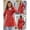 Red, variant on Pisexur Women's Trench Coat Mid-Length Belted Overcoat Fashion Double-Breasted Classic Lapel Jackets for Women with Hood Solid Color Slim Fit Long Sleeve Fall Coats S-2XL Black