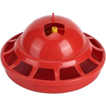 Kit d'Arrosage pour Poules, Mangeoire pour Poussins avec Écoulement Automatique de l'Eau pour Volailles, Améliore l'Efficacité de l'Eau et Empêche le Gaspillage pour Poules, Oies, Canards