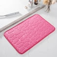 thumbnail image 1 of Amzcrzy Catch Mud 1Pc Foam Bath Rug Embossed Bathroom Mat Water Absorbent and Washable Bath Rugs Non-Slip Thick Soft and Comfortable Carpet for Show Room Decor Bathroom Rugs Outdoor Rug, 1 of 4