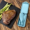 thumbnail image 3 of Portable Cutlery Set With Detachable Knives Spoons Forks Chopsticks And Student Gifts, 3 of 5