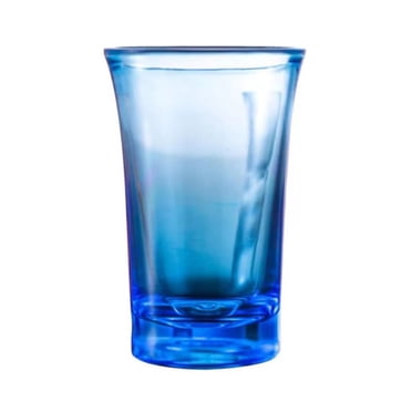VogueV Ensemble de Verres à Shooter Colorés - Vaisselle de Fête pour Alcool Bleu