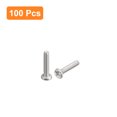 thumbnail image 3 of Unique Bargains M1x0.25x5mm Lot de 100 Vis Plates Rondes en Métal pour Machine à Entraînement Phillips, 3 of 5