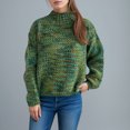 thumbnail image 5 of LOVZFMLL Chandails pour Femmes, Col Roulé Côtelé Chandail Mode Décontracté Ample Manches Longues Hauts Chauds Automne Hiver Vêtements, 5 of 5