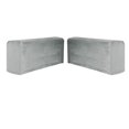 thumbnail image 2 of 2 Pcs Housse d'Accoudoir de Canapé Polyester Protecteur de Meubles pour Gris, 2 of 7