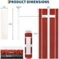 thumbnail image 2 of 10 x 3 FT Softball Pitching Mat - Anti Slip Turf Practice Mat with Integrated Pitching Mound for Indoor and Outdoor Training, 2 of 7