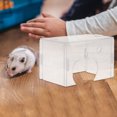 thumbnail image 4 of Raindrops Small Animal Transparent Hamster Hideout Cage Accessory for Guinea Pigs Gerbils, 4 of 8