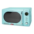 thumbnail image 2 of Nostalgia Four à Micro-Ondes Rétro Compact de Comptoir, 0,7 Pi3 700 Watts avec Écran Numérique DEL, Verrouillage pour Enfants, Intérieur Facile à Nettoyer, Aqua, 2 of 15