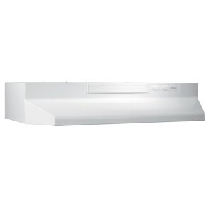Broan-NuTone Hotte convertible sous-cabine, 36 De pouce, 230 Max CFM, blanc
