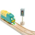 thumbnail image 4 of Robobloq Coding Express Wooden Train Set, Educational STEAM Learning Toys 25 PCS Wooden Tracks, 22 Functions Lights/Music, 3 Modes, Preschool Teaching Toys Gifts for Kids Age 3-7, 4 of 5