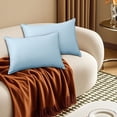 thumbnail image 4 of RKSTN Taies d'Oreiller d'Extérieur d'Extérieur Imperméables Housse d'Oreiller Rectangulaire Moderne Couleur Unie Coussin Oreiller Dossier Housse d'Oreiller, 4 of 7