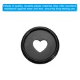 thumbnail image 4 of Unique Bargains 24mm Plastic Book Binding Discs Discbound Expansion Discs Heart Binder Rings, Black 22 Pack, 4 of 6