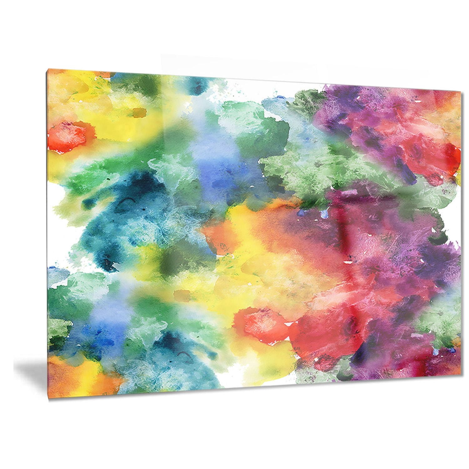 Design Art Abstract Watercolour Texture Abstract Metal Artwork