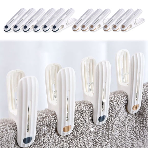 Viflosae Cintres pour Manteaux Cintre pour Vêtements Cintres pour Adultes 12 Pcs Pince de Séchage pour Vêtements Cintre Sans Couture Coupe-Vent Pince Fixe pour Vêtements Pince en Plastique pour Séchage de Vêtements à la Maison