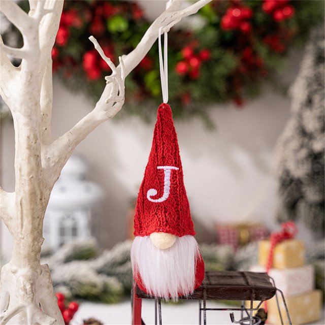 Birdeem Chapeau de Noël Pendentif Bébé Sans Visage Vieux Nain Rudolph Poupée
