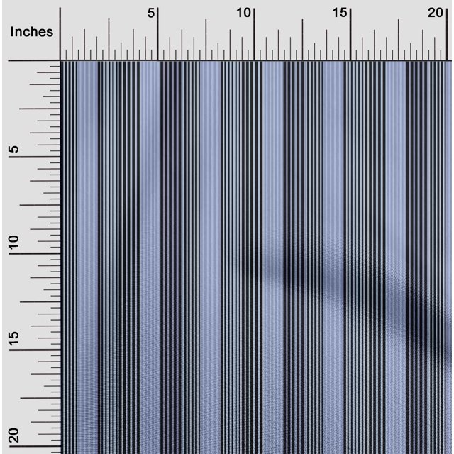 oneOone Cotton Poplin Fabric Multicolor Stripe Print Fabric By Yard 42 Inch Wide