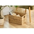 thumbnail image 4 of Bouclair Large Water Hyacinth Basket, 4 of 5