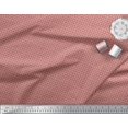 thumbnail image 2 of Soimoi Orange Moss Georgette Fabric Plaid Check Print Sewing Fabric Yard 42 Inch Wide, 2 of 3
