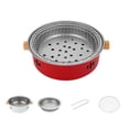 thumbnail image 1 of Antqov Barbecue Rond Extérieur Grill Barbecue Grill Autour de la Cuisinière Cuisson Thé Barbecue Grill Grill Charbon de Bois Feu Grill Friteuse Extérieure, 1 of 7