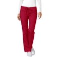 thumbnail image 1 of Adar Universal Women's Straight Leg Scrub Pants, Drawstring, Durable Poplin, Black, 1 of 7