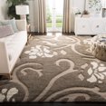thumbnail image 1 of SAFAVIEH Florida Davin Floral Shag Area Rug, 1 of 7