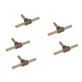 thumbnail image 3 of 5x Brass Barbed T Piece Silicone Fuel Hose Joint Adapter 4mm, 3 of 5