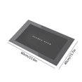 thumbnail image 3 of MesaSe bathroom rugs Clearance 3pc Bathroom Set Rug Mat Toilet Lid Cover Plain Solid Color Bathmats Khaki, 3 of 9