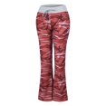 thumbnail image 4 of RKSTN Womens Pants Fashion Comfy Stretch Print Drawstring Wide Leg Lounge Pants Loose Comfortable Pants, 4 of 8