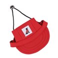 thumbnail image 4 of Pet Baseball Hat, Adjustable Dog Baseball Hat Stylish Cute  For Medium Dogs Blue,Red,Black,Leopard,Flower, 4 of 8