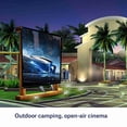 thumbnail image 4 of Projection Screen, Foldable Portable 60 to 100 Inch Projector Curtain, Pocket Anti Crease Projector Screen with Hanging Holes for Home Party, 4 of 7